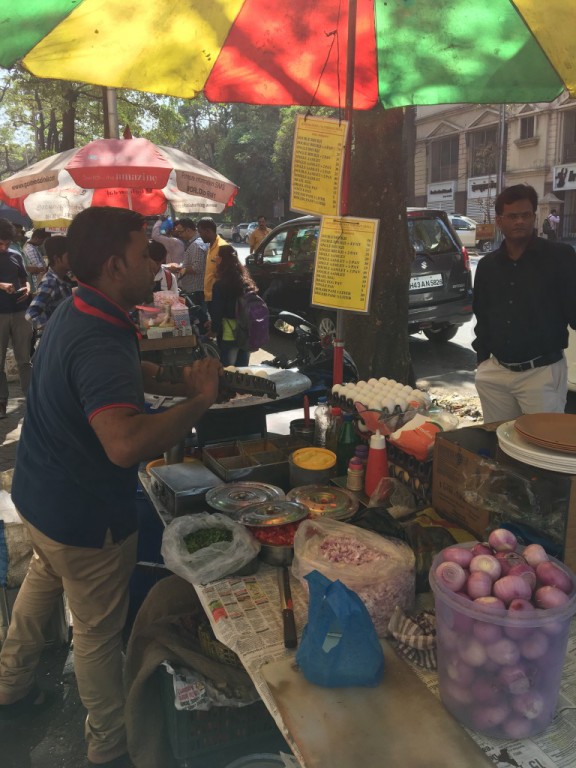 Street food vendor in Mumbai. (Tavish Fenbert)